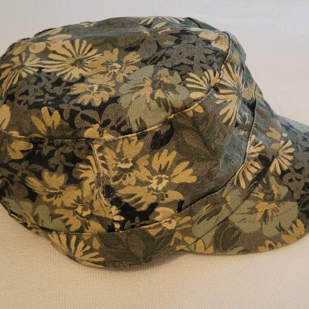 Old Navy Green Floral Hat - Sz S/M-P/M